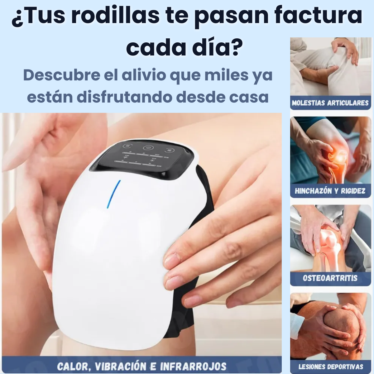 Masajeador de rodillas inalámbrico
