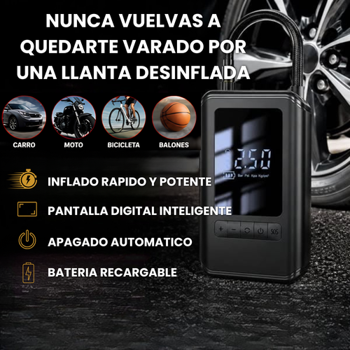Compresor inalámbrico portátil